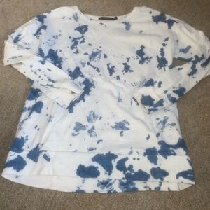 Doe&rae sweat shirt blue and white